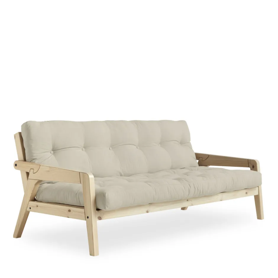 New Karup Design GRAB Canapé convertible en bois naturel et tissu