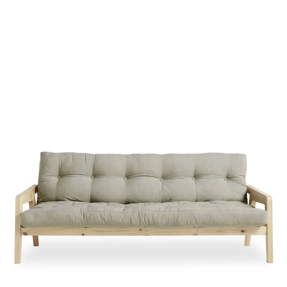 New Karup Design GRAB Canapé convertible en bois naturel et tissu