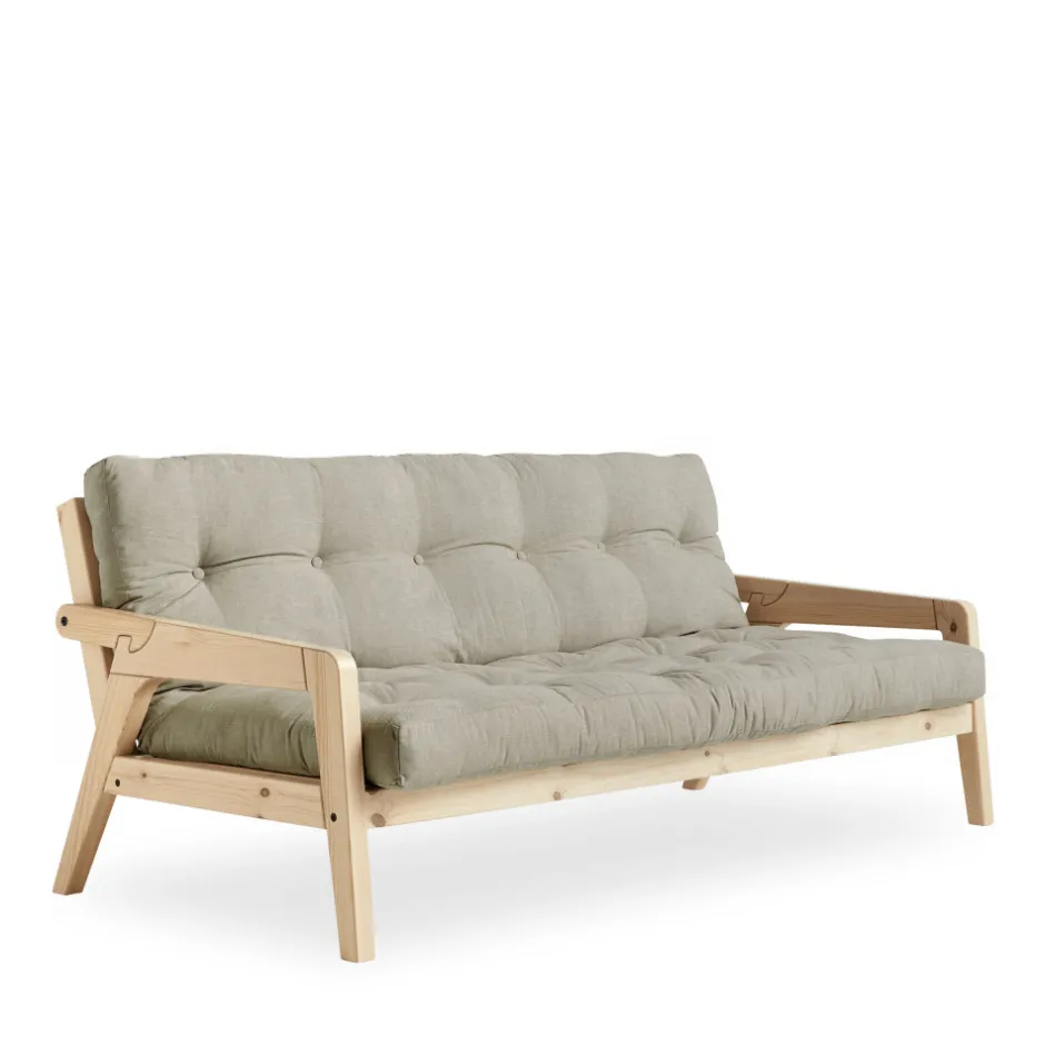 New Karup Design GRAB Canapé convertible en bois naturel et tissu