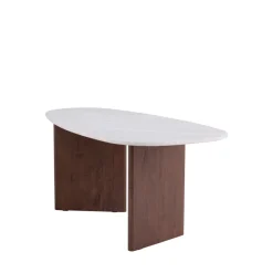 Discount Venture Home GRONVIK Table à manger 8 personnes organique effet marbre
