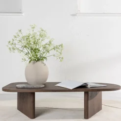 Venture Home GRONVIK Table basse organique en bois 130x65cm