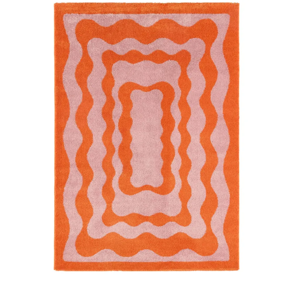 Best No name GROOVE Tapis vintage à motif festonné