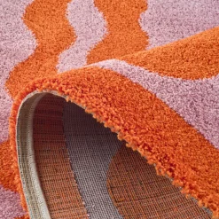 Best No name GROOVE Tapis vintage à motif festonné
