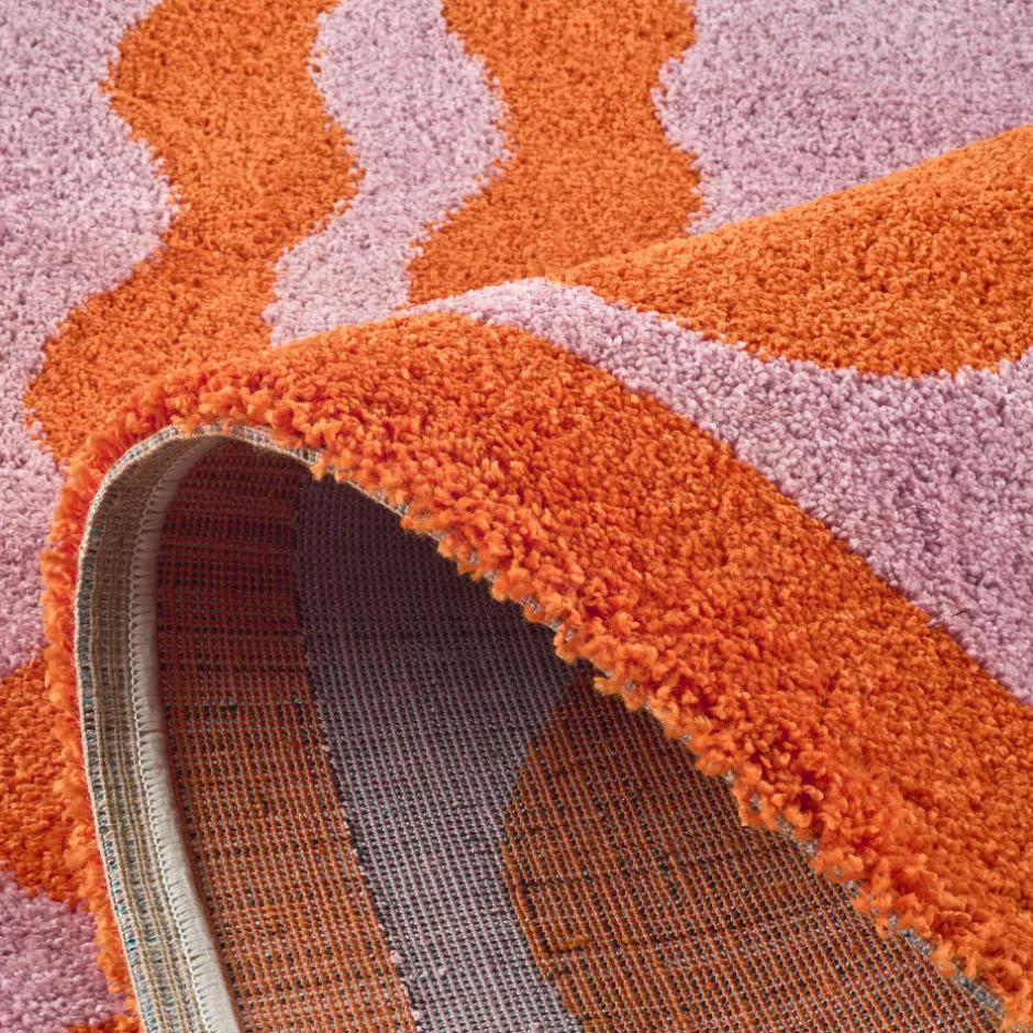 Best No name GROOVE Tapis vintage à motif festonné