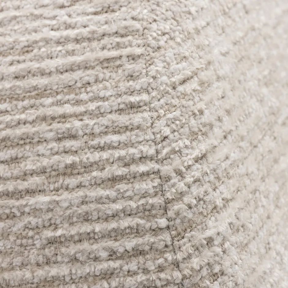 Clearance Drawer GROOVY Fauteuil pivotant en tissu chenille côtelé
