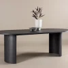 New Vind GRUNDSUND Table à manger 10 personnes ovale en bois