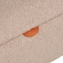 Sale House Nordic HARLOW Banc coffre en tissu bouclette et bois L95cm
