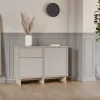 Outlet Drawer HARRIET Buffet 2 portes 1 tiroir en bois et métal L120cm