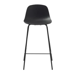 Best No name HEL Lot de 2 chaises de bar en plastique et métal H67,5cm