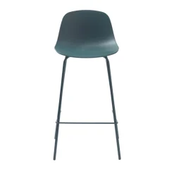 Best No name HEL Lot de 2 chaises de bar en plastique et métal H67,5cm