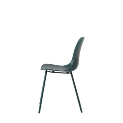 Discount No name HEL Lot de 4 chaises en plastique et métal