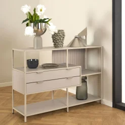 New Drawer HEXA Étagère 2 tiroirs en métal L114cm