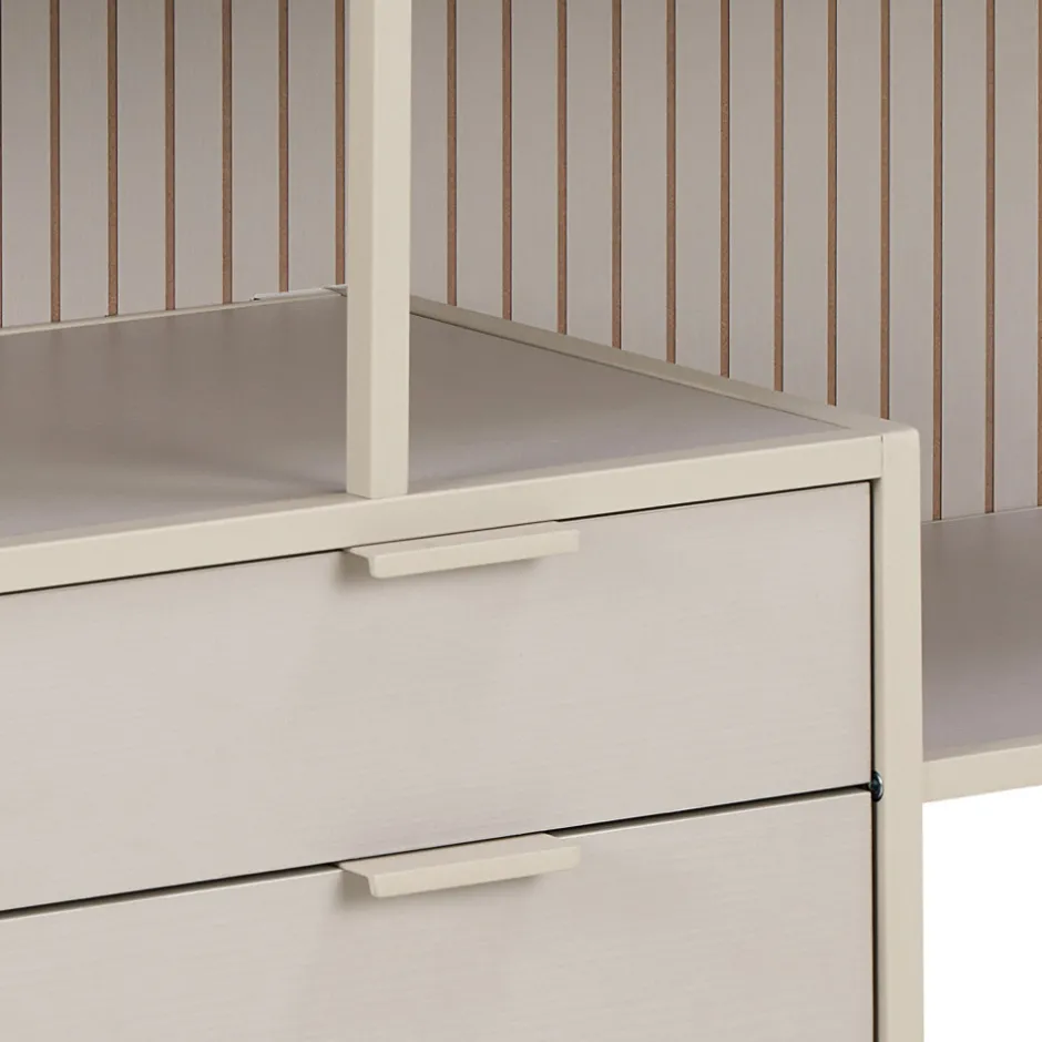 New Drawer HEXA Étagère 2 tiroirs en métal L114cm