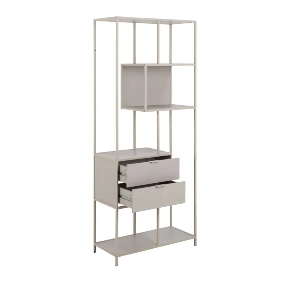 New Drawer HEXA Étagère 2 tiroirs en métal H185cm