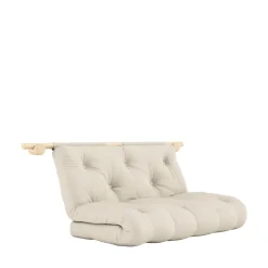 Sale Karup Design HOOKED Canapé convertible 2,5 places en tissu et bois avec accroches murales