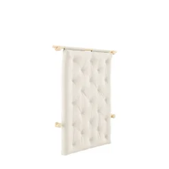 Clearance Karup Design HOOKED Canapé convertible 2,5 places en lin et bois avec accroches murales