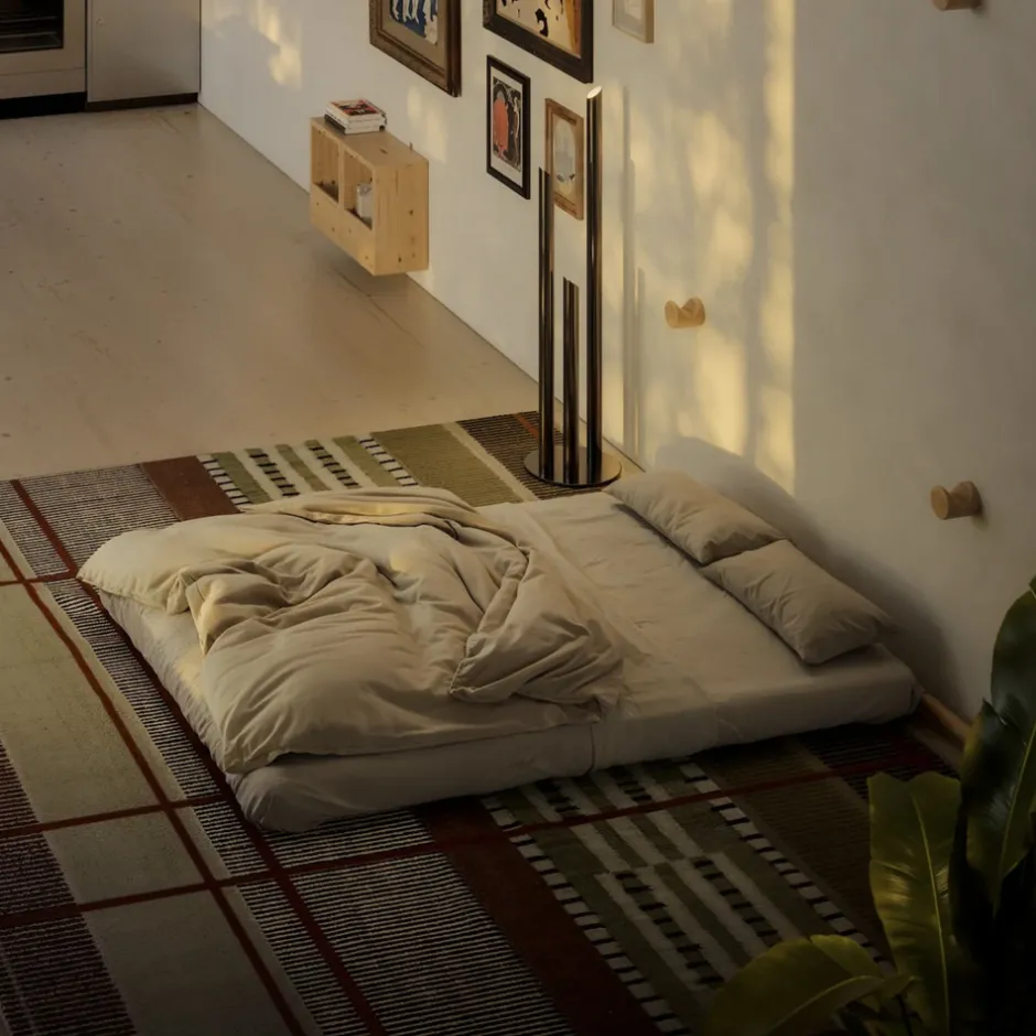 Discount Karup Design HOOKED Fauteuil convertible en tissu et bois avec accroches murales