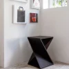 Best Woood IKEM Table d'appoint carrée en bois 41x41cm