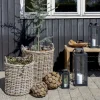 New House Nordic INDO Lot de 2 paniers en rotin