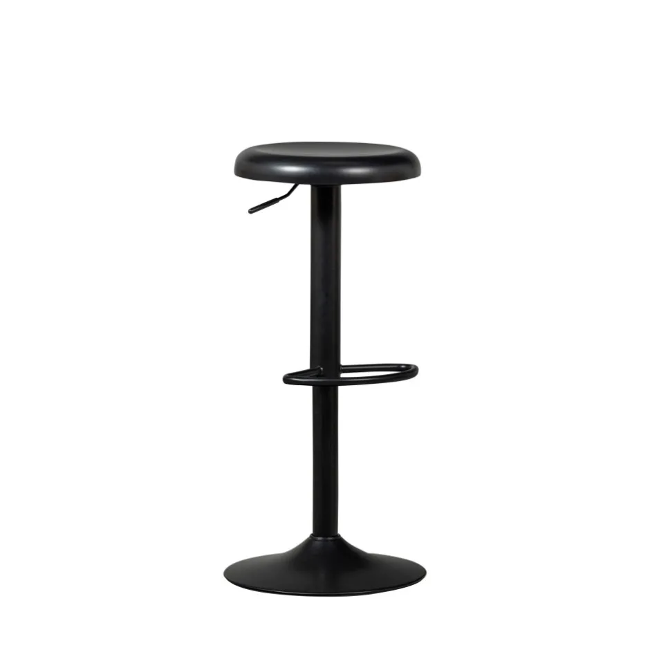 Woood ISAAC Tabouret de bar réglable en métal H61-81cm