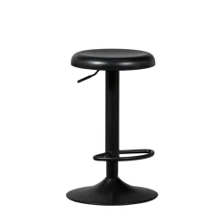 Woood ISAAC Tabouret de bar réglable en métal H61-81cm