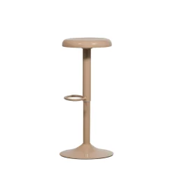 Woood ISAAC Tabouret de bar réglable en métal H61-81cm