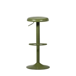 Woood ISAAC Tabouret de bar réglable en métal H61-81cm