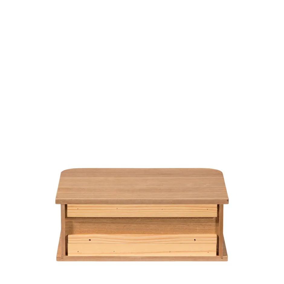 Best Woood JENA Table de chevet suspendue 1 porte coulissante en bois