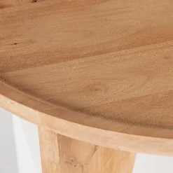 New Drawer JEPARA Table basse ronde en bois massif ø84cm