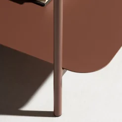 Outlet Drawer JUDITH Table basse en métal à double plateau