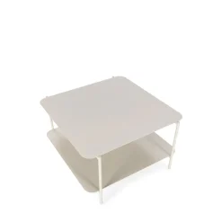 Outlet Drawer JUDITH Table basse en métal à double plateau