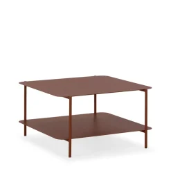 Outlet Drawer JUDITH Table basse en métal à double plateau