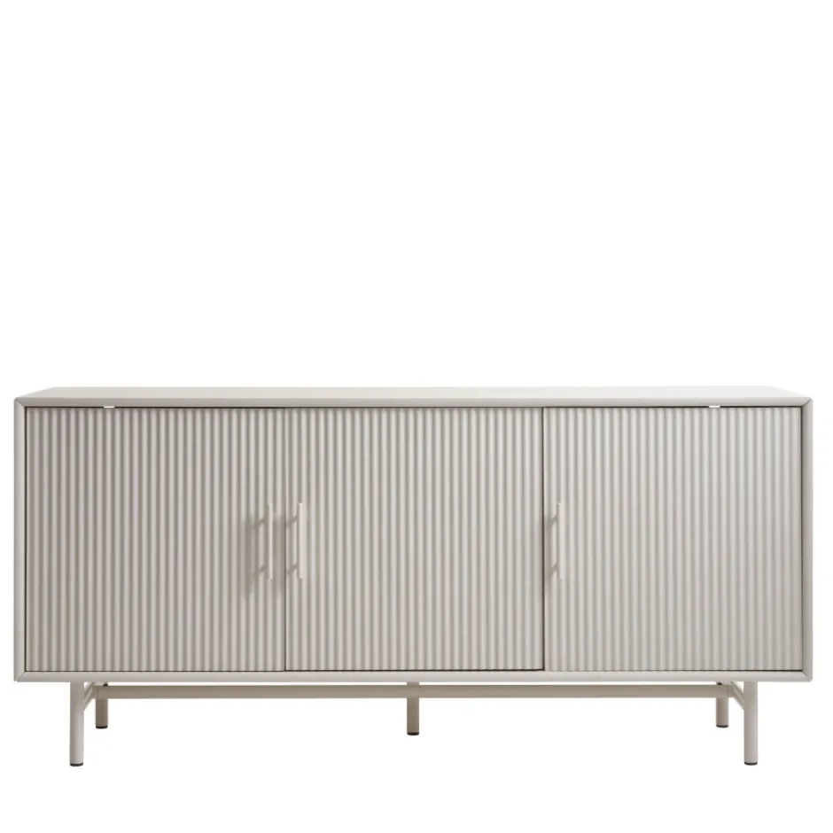Outlet No name JURA Buffet 3 portes en bois et métal L160cm