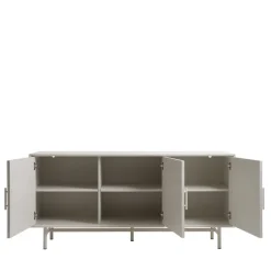 Outlet No name JURA Buffet 3 portes en bois et métal L160cm