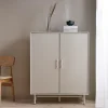 Hot No name JURA Buffet haut 2 portes en bois et métal H125cm