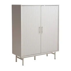 Hot No name JURA Buffet haut 2 portes en bois et métal H125cm