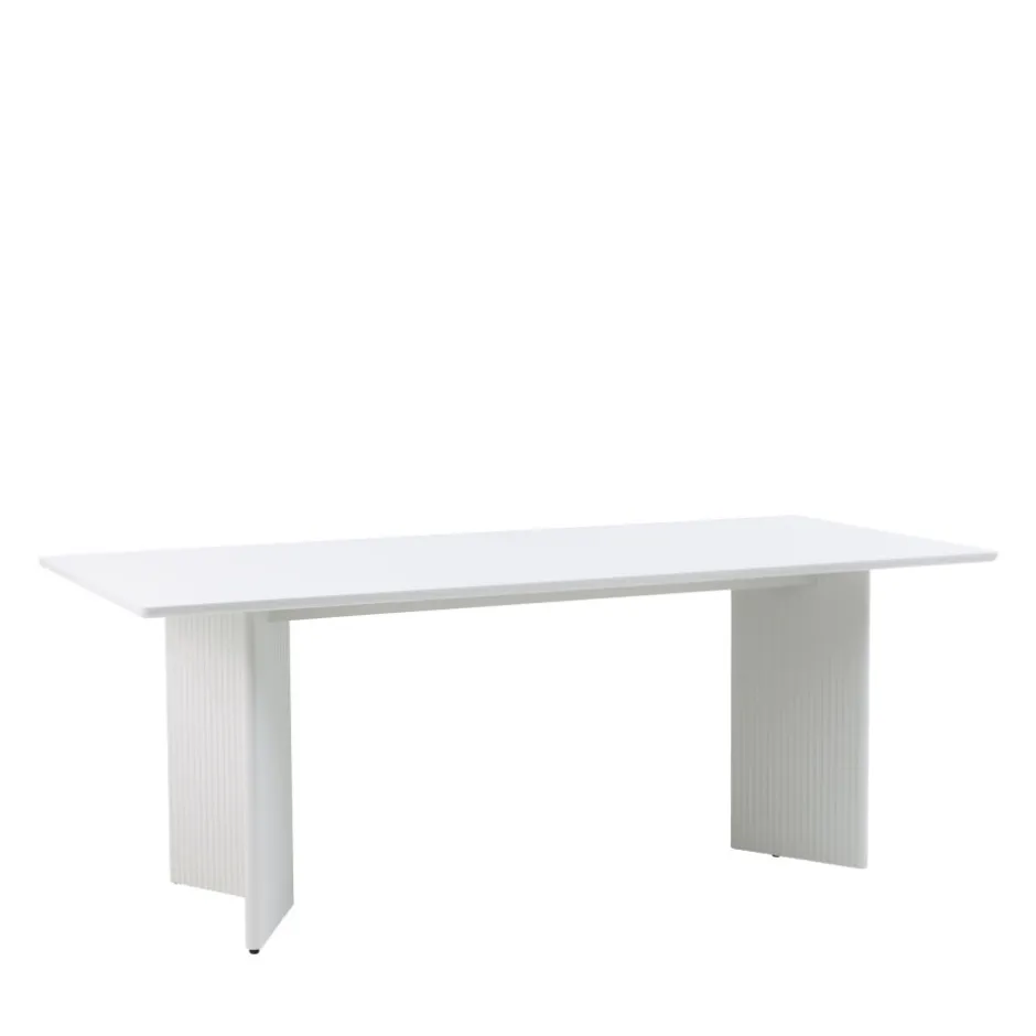 No name JURA Table à manger 6 personnes en bois