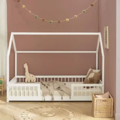 Best No name KABA Lit cabane enfant en bois 90x190cm