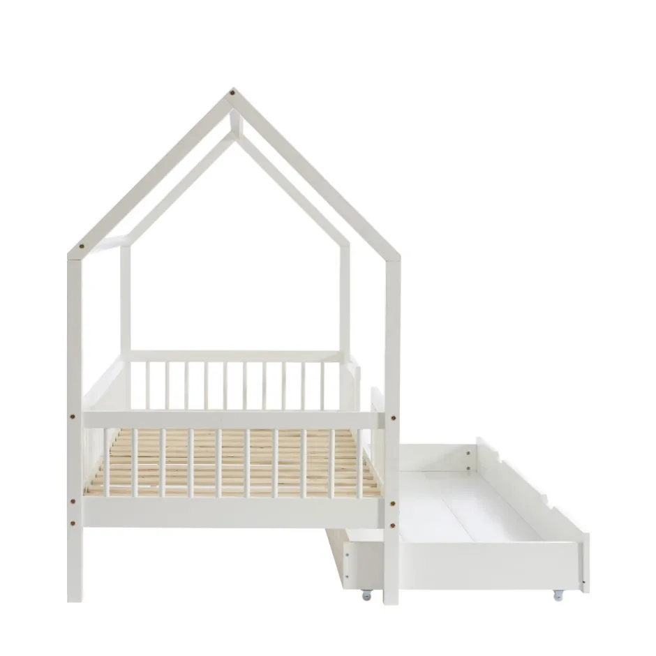 Clearance No name KABA Lit cabane enfant en bois 90x190cm