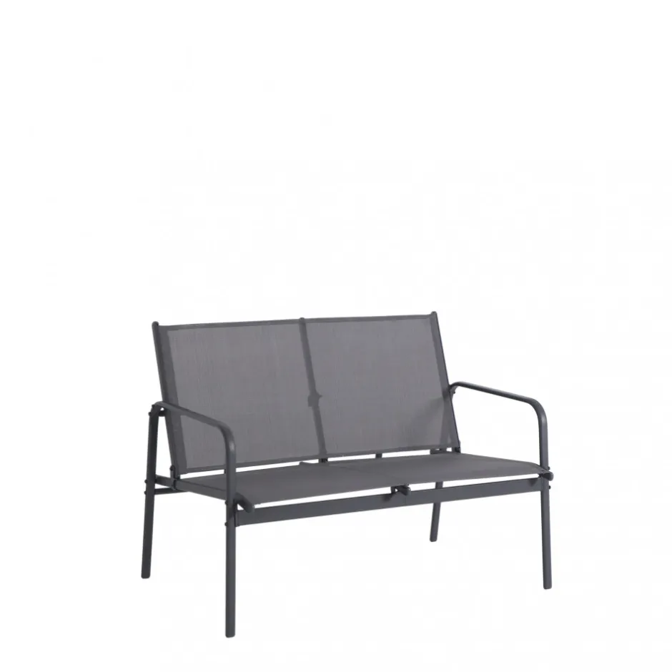 Sale Drawer KALLIA Salon de jardin 4 personnes en acier traité et textilène