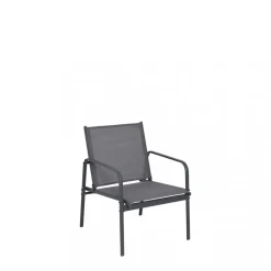 Sale Drawer KALLIA Salon de jardin 4 personnes en acier traité et textilène