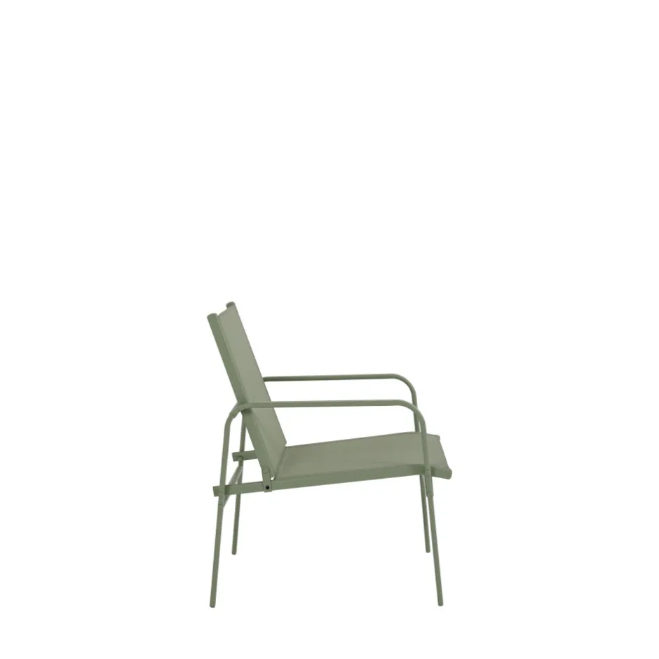 Sale Drawer KALLIA Salon de jardin 4 personnes en acier traité et textilène