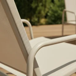 Sale Drawer KALLIA Salon de jardin 4 personnes en acier traité et textilène