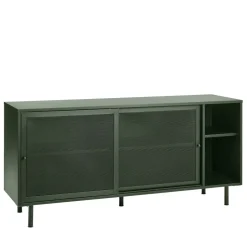No name KISO Buffet 2 portes, 2 niches en métal L160cm