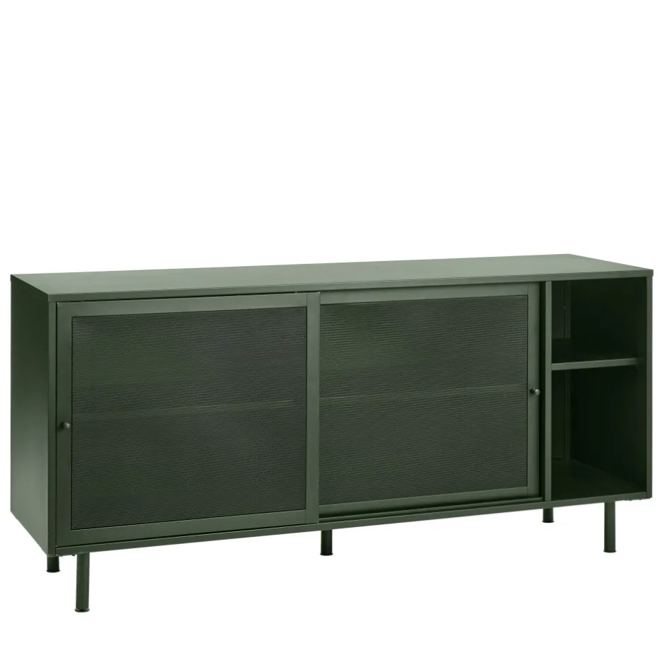 No name KISO Buffet 2 portes, 2 niches en métal L160cm