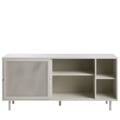 No name KISO Buffet 2 portes, 2 niches en métal L160cm