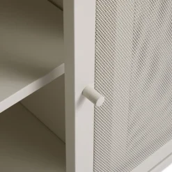 No name KISO Buffet 2 portes, 2 niches en métal L160cm