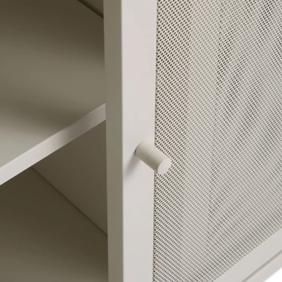 No name KISO Buffet 2 portes, 2 niches en métal L160cm