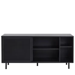 No name KISO Buffet 2 portes, 2 niches en métal L160cm
