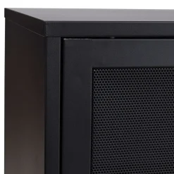 No name KISO Buffet 2 portes, 2 niches en métal L160cm